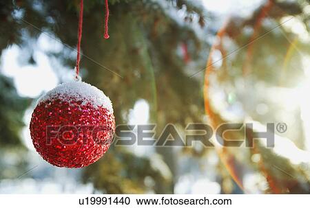 Stock Image - A Christmas ball. Fotosearch