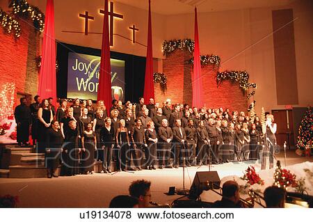 Stock Photo - A church choir. Fotosearch