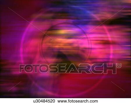 Stock Image - A circle of motion. Fotosearch
