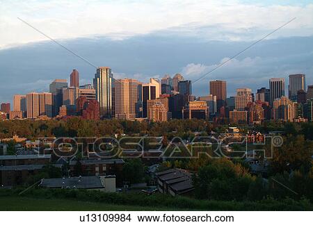Picture - A cityscape. Fotosearch