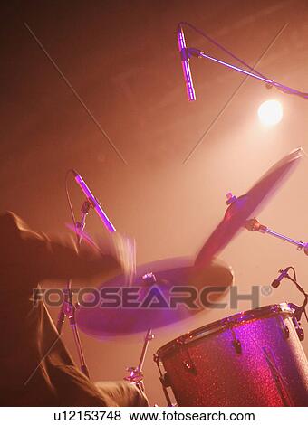 Stock Photo - A drummer. Fotosearch