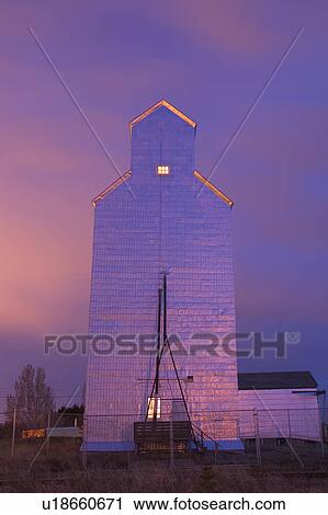 A grain elevator View Large Photo Image Stock Image - A grain elevator. Fotosearch