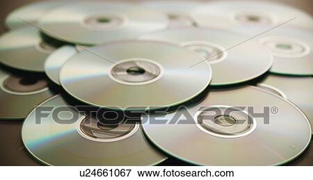 Stock Photo - A group of CDs. Fotosearch