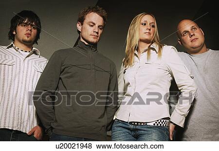 Stock Photo - A group of people. Fotosearch