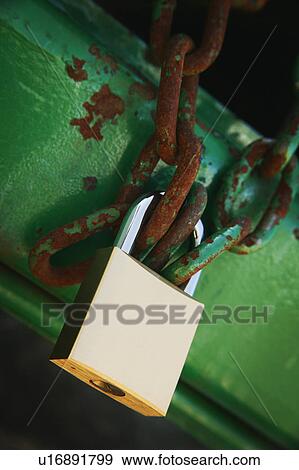A lock View Large Photo Image Stock Photo - A lock. Fotosearch
