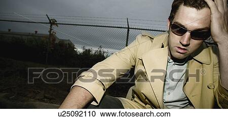 Stock Image - A long day. Fotosearch