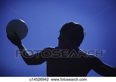 A man with a volleyball View Large Photo Image Stock Image - A man with a volleyball. Fotosearch