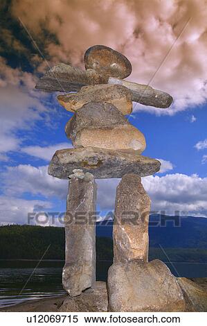 Stock Photography - A rock sculpture. Fotosearch