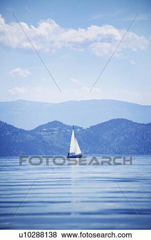 Stock Photo - A sailboat. Fotosearch