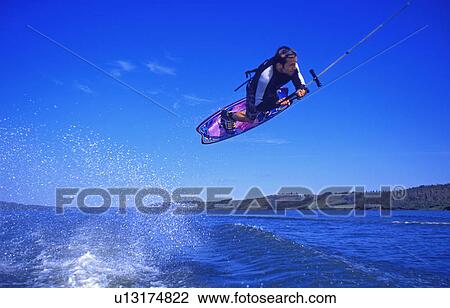 A wake boarder trick View Large Photo Image Stock Image - A wake boarder trick. Fotosearch
