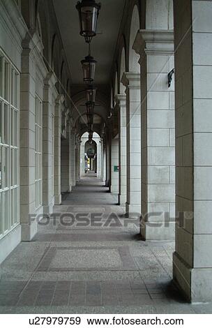 A walkway View Large Photo Image Stock Photo - A walkway. Fotosearch