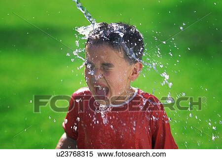 Stock Photography - A watery surprise. Fotosearch