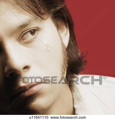 A young man's teardrop View Large Photo Image Stock Image - A young man's teardrop. Fotosearch