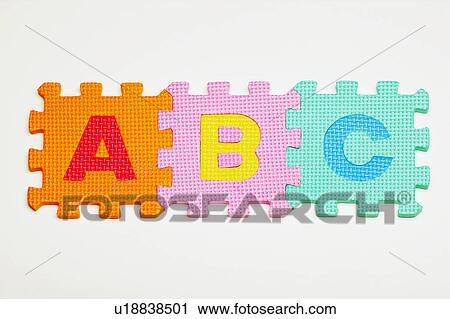 Alphabet foam pieces View Large Photo Image Stock Image - Alphabet foam pieces. Fotosearch