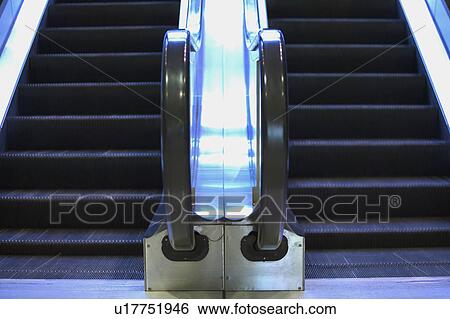 An escalator View Large Photo Image Stock Photograph - An escalator. Fotosearch