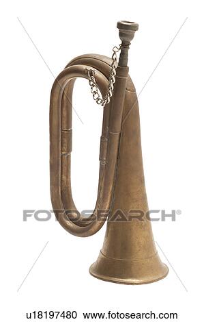 Stock Image - An old horn. Fotosearch