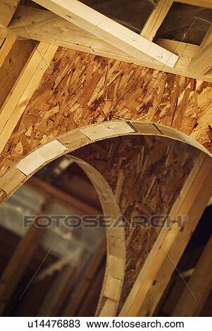 Stock Image - Arch on door entrance. Fotosearch