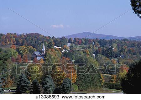 Autumn countryside and town View Large Photo Image Stock Image - Autumn countryside and town. Fotosearch