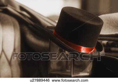 Stock Photograph - Black top hat. Fotosearch