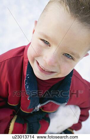 Picture - Boy with big smile. Fotosearch