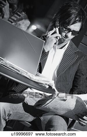 Businessman working View Large Photo Image Stock Photo - Businessman working. Fotosearch