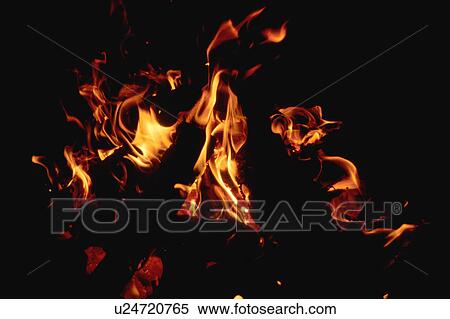 Stock Photography - Campfire. Fotosearch