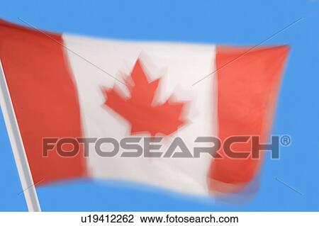 Stock Image - Canadian flag. Fotosearch