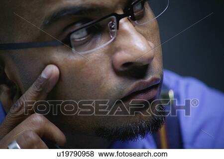 Stock Photo - Careful thought. Fotosearch