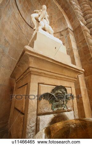 Stock Photography - Close-up of fountain at the Boboli Gardens Florence Italy. Fotosearch