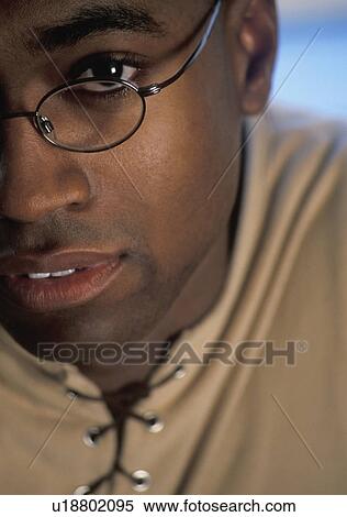 Closeup of man's face View Large Photo Image Stock Photography - Closeup of man's face. Fotosearch