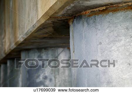 Stock Photo - Concrete pillars. Fotosearch