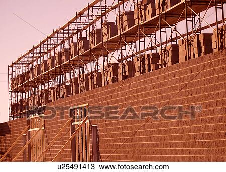 Construction of a building View Large Photo Image Stock Image - Construction of a building. Fotosearch