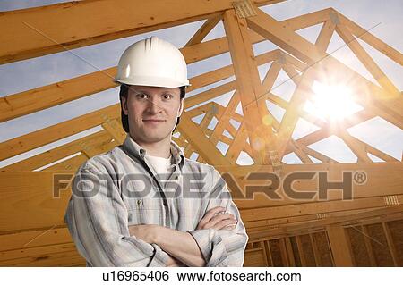 Construction worker View Large Photo Image Stock Photograph - Construction worker. Fotosearch