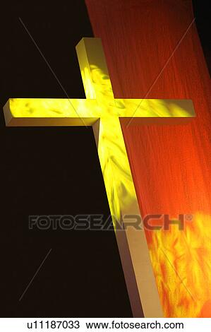 Cross with bright light View Large Photo Image Stock Image - Cross with bright light. Fotosearch