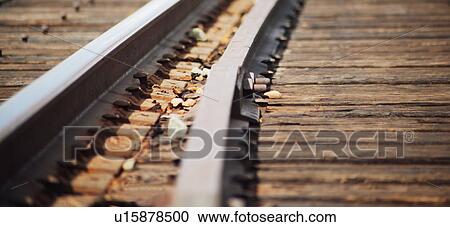 Crossover railroad tracks View Large Photo Image Stock Image - Crossover railroad tracks. Fotosearch