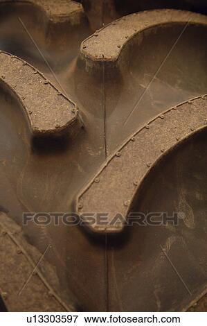 Dirty truck tire tread View Large Photo Image Stock Photo - Dirty truck tire tread. Fotosearch