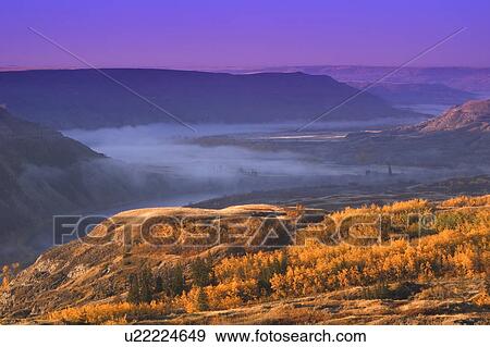 Stock Photo - Dry Island Buffalo Jump Provincial Park Alberta Canada . Fotosearch