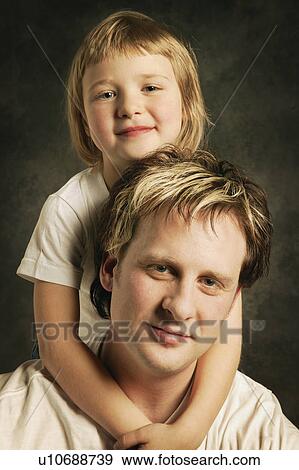 Stock Photo - Father and daughter. Fotosearch
