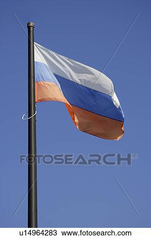 Stock Image - Flag of Russian Republic. Fotosearch