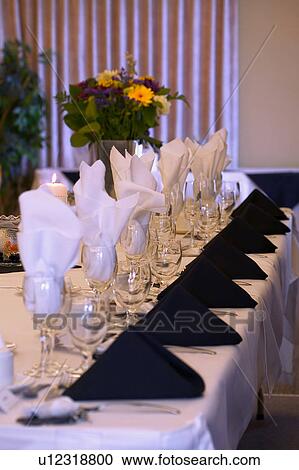 Formal place settings View Large Photo Image Stock Image - Formal place settings. Fotosearch