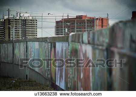 Graffiti in a city View Large Photo Image Stock Photo - Graffiti in a city. Fotosearch
