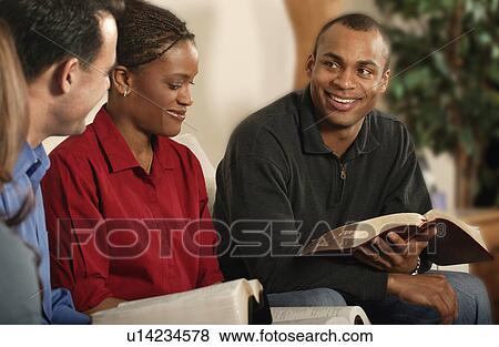 Group Bible study View Large Photo Image Stock Photo - Group Bible study. Fotosearch