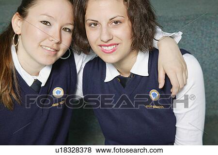 Group of students in uniform View Large Photo Image Stock Photo - Group of students in uniform. Fotosearch