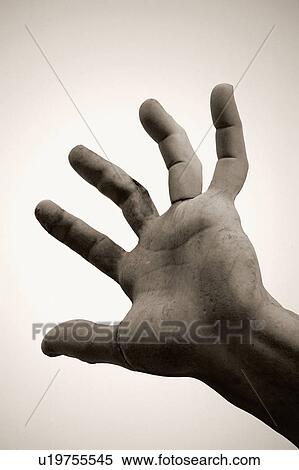 Stock Photography - Hand of Statue Rome Italy. Fotosearch