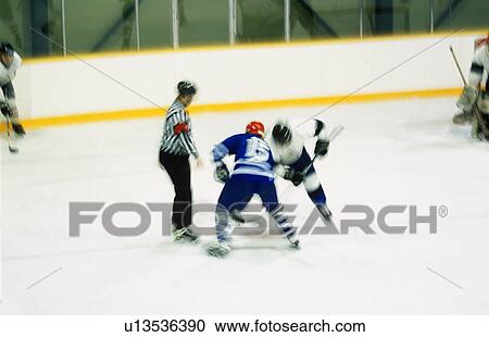 Hockey face-off View Large Photo Image Stock Image - Hockey face-off. Fotosearch