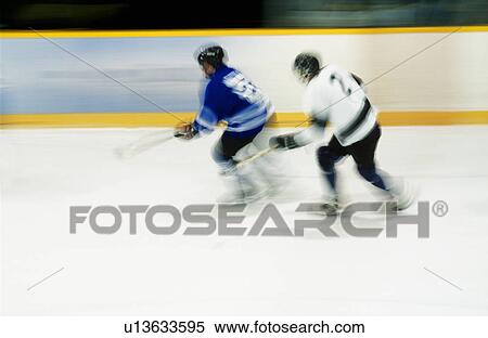 Stock Photography - Hockey players. Fotosearch