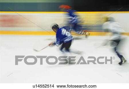 Ice hockey players View Large Photo Image Picture - Ice hockey players. Fotosearch