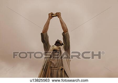 Stock Image - Jesus blesses bread. Fotosearch