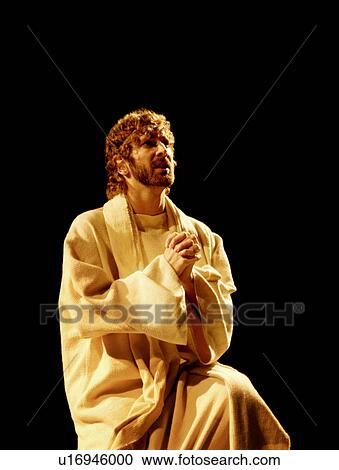 Jesus praying View Large Photo Image Stock Image - Jesus praying. Fotosearch