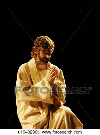 Jesus praying View Large Photo Image Stock Photography - Jesus praying. Fotosearch